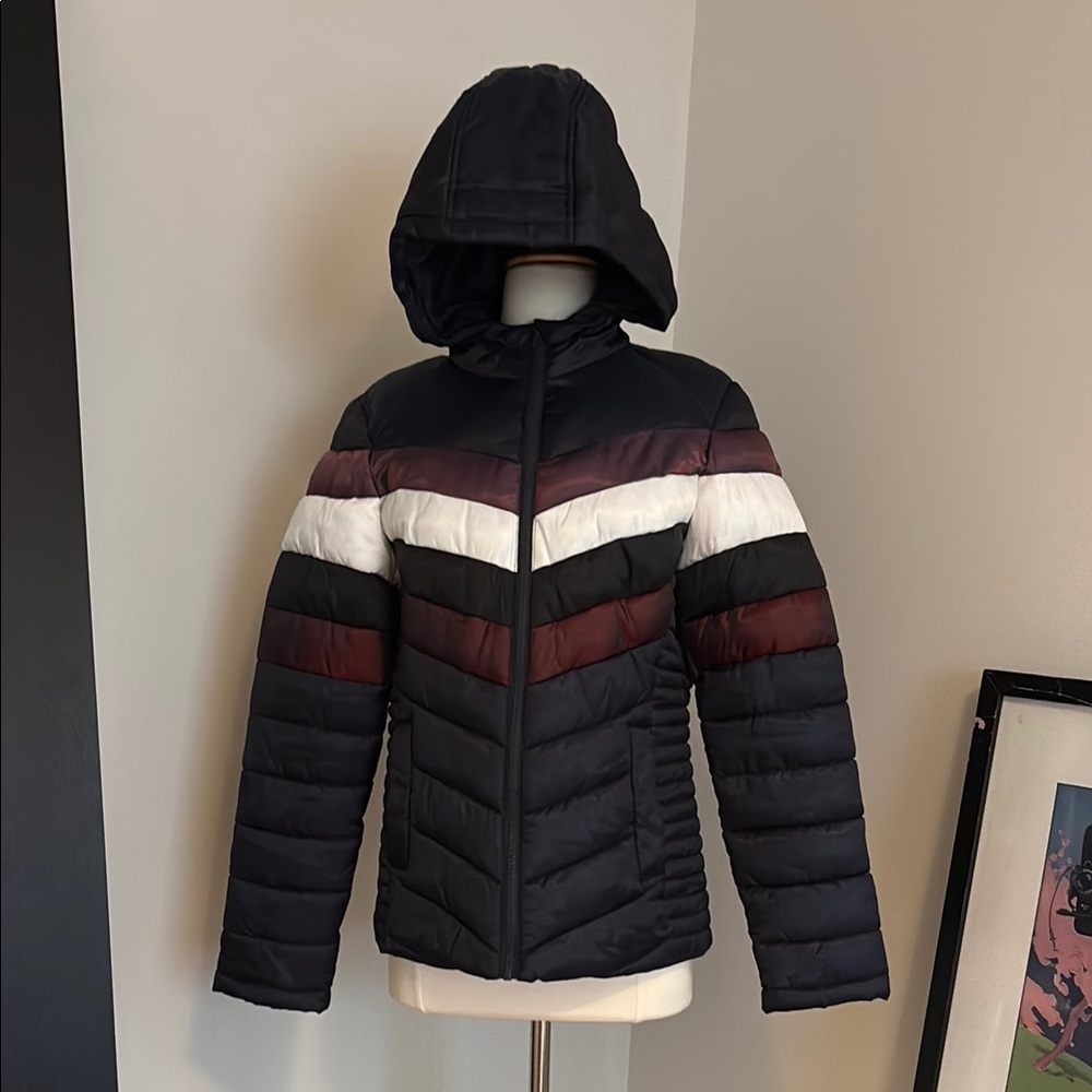 Women's Colorblock Puffer Jacket